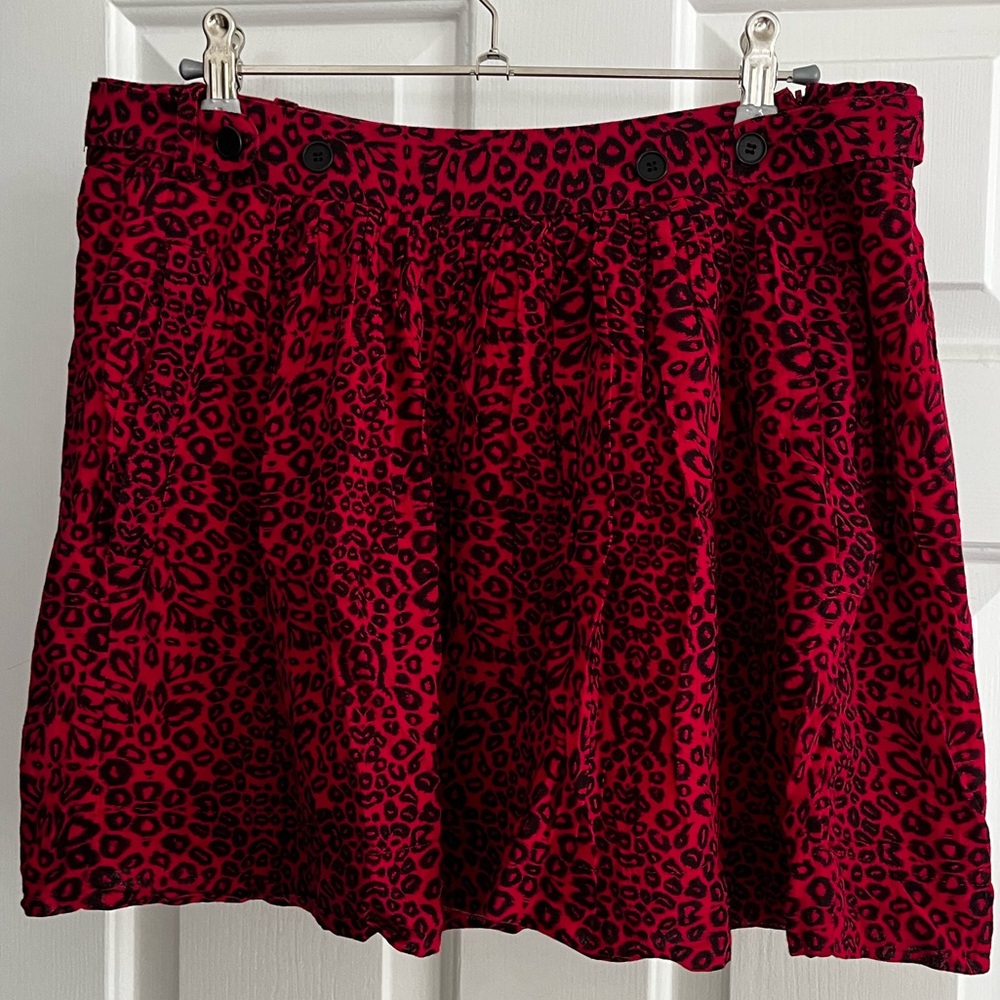 Maje skirt animal print